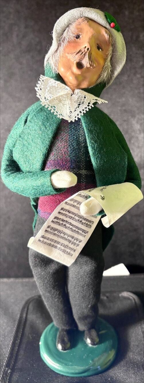 Byers Choice Man With Sheet Music #30 of 100 Signed and Dated 2002